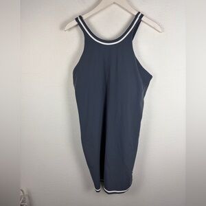 Vuori Women’s Volley Tennis Dress Size XL Grey with White Trim SN# VW604 NEW